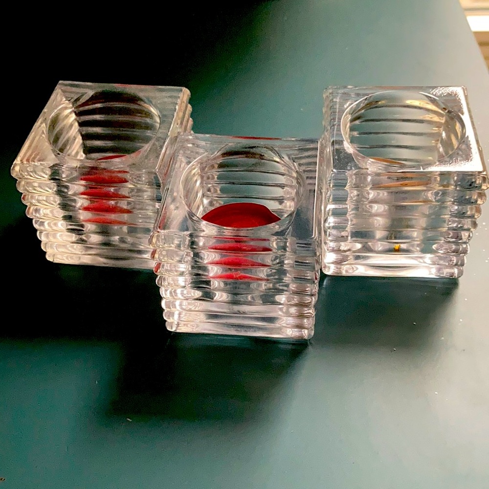 Set of 3 candle holders